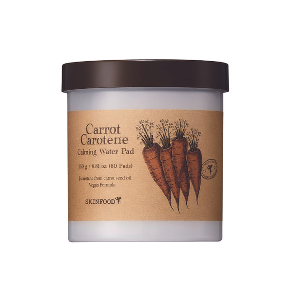 SKINFOOD Carrot Carotene Calming Water Pad (60pcs) - Kiyoko Beauty
