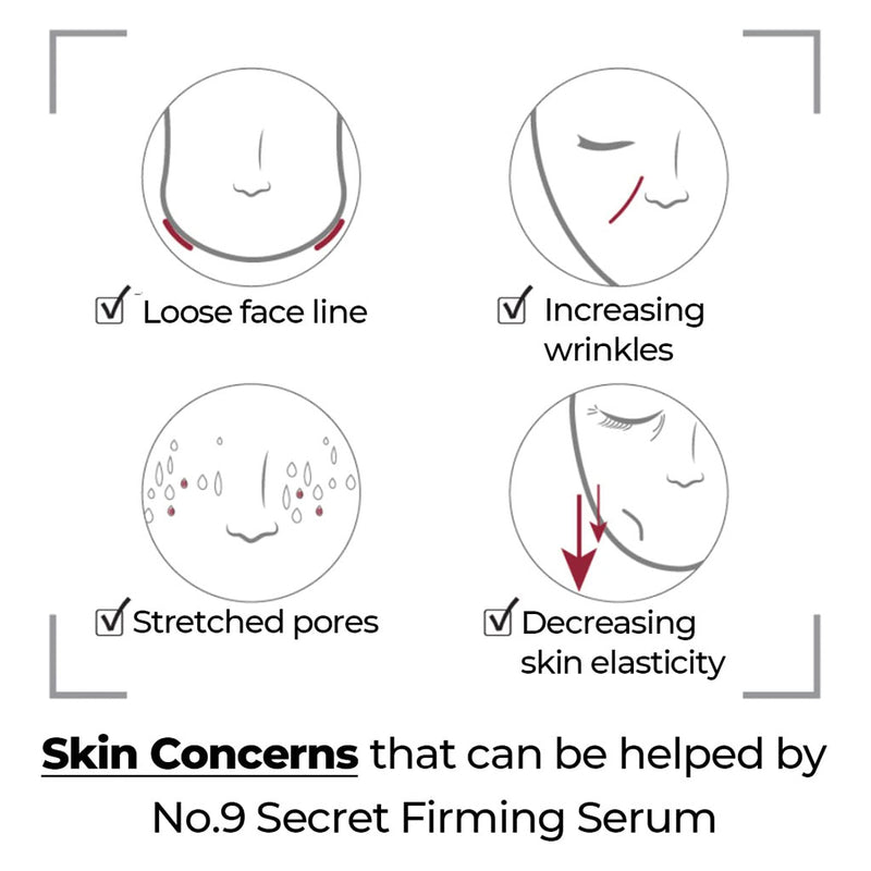 numbuzin No.9 Secret Firming Serum (50ml) - Kiyoko Beauty