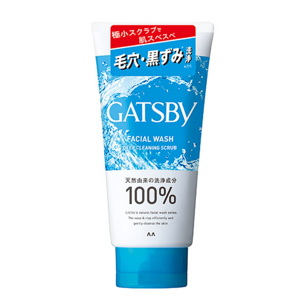 Gatsby Facial Wash Deep Cleansing Scrub (130g) - Kiyoko Beauty