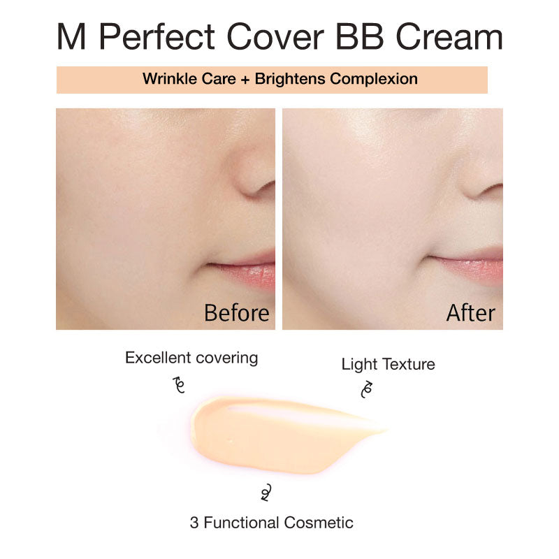 MISSHA Perfect Cover BB Cream (50ml) - Kiyoko Beauty