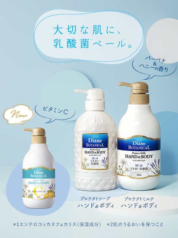 MOIST DIANE Botanical Hand & Body Protect Milk  - Citrus Sabona (500ml) - Kiyoko Beauty