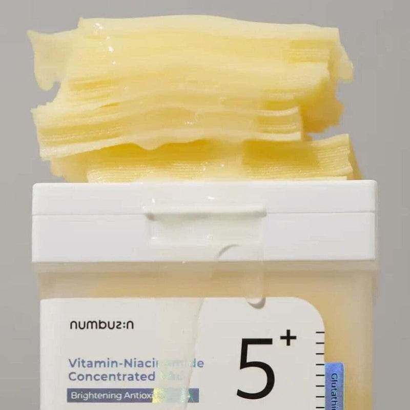 numbuzin No.5+ Vitamin Niacinamide Concentrated Pads (70pcs) - Kiyoko Beauty