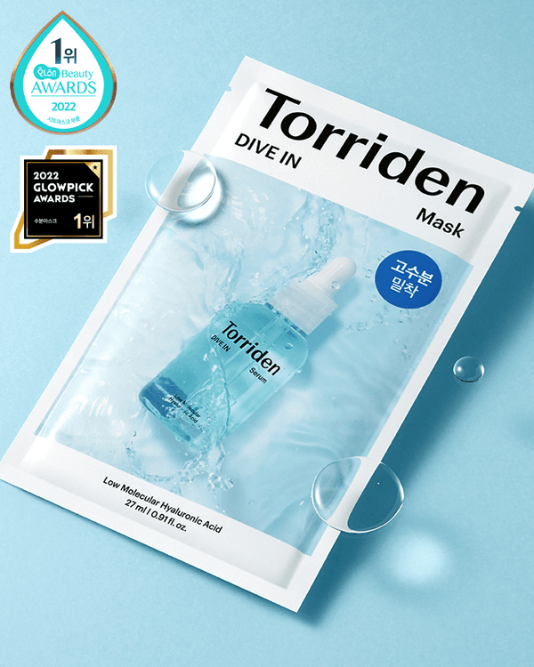 TORRIDEN Dive-In Low Molecular Hyaluronic Acid Mask (10pcs) - Kiyoko Beauty