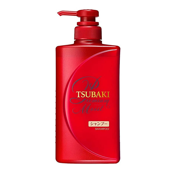 Shiseido Tsubaki Red Extra Moist Shampoo (490ml) - Kiyoko Beauty