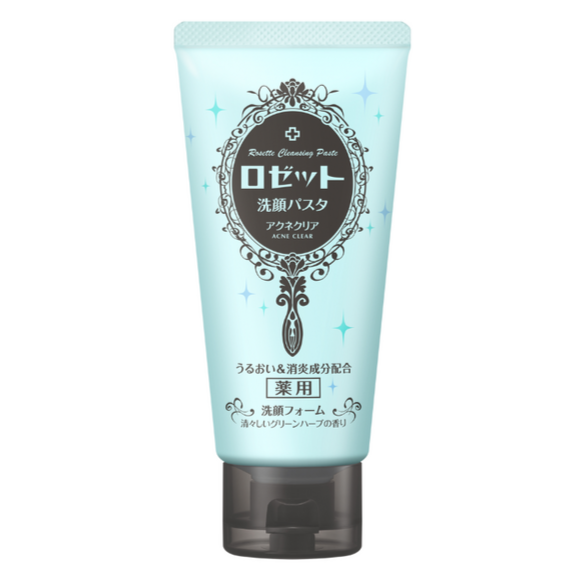 ROSETTE Blue Cleansing Paste - Acne Clear (120g) - Kiyoko Beauty