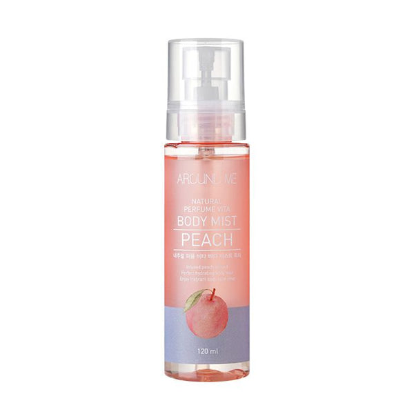 AROUND ME Natural Perfume Vita Body Mist - Peach (120ml) - Kiyoko Beauty