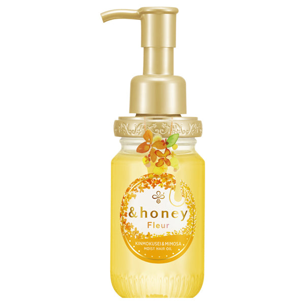 &honey Fleur Kinmokusei & Mimosa Moist Hair Oil 3.0 (100ml) - Kiyoko Beauty