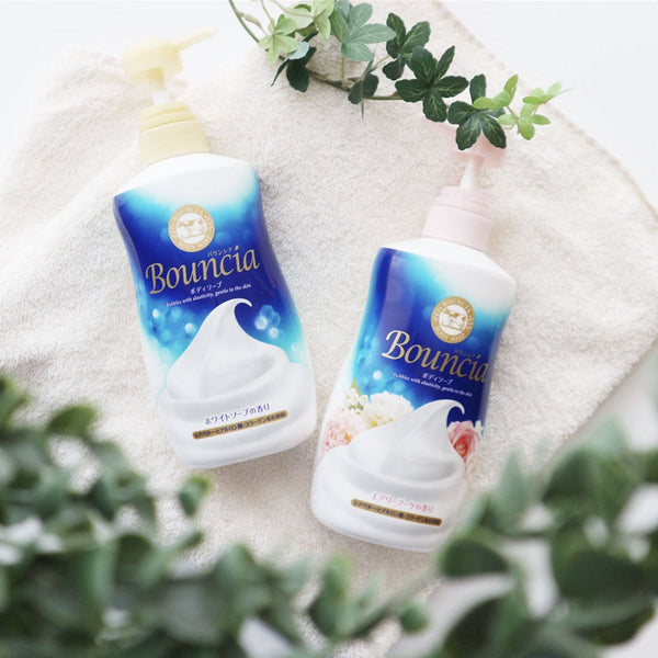 COW BRAND Bouncia Body Soap Refill - White Bouquet (360ml) - Kiyoko Beauty