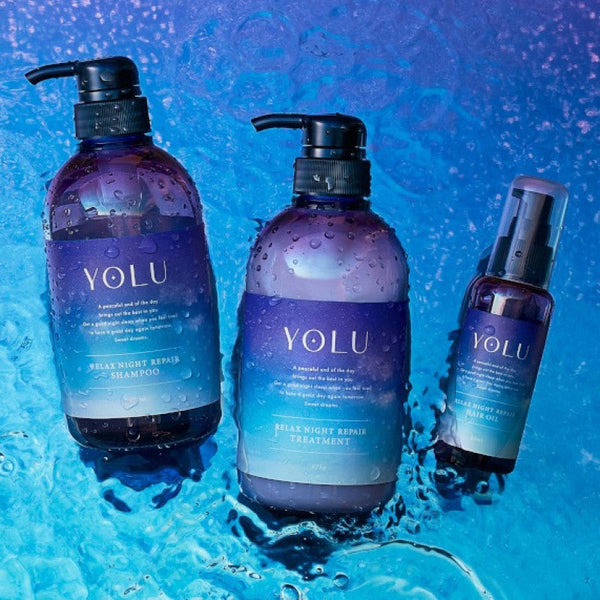 YOLU Relax Night Repair Shampoo (475g) - Kiyoko Beauty