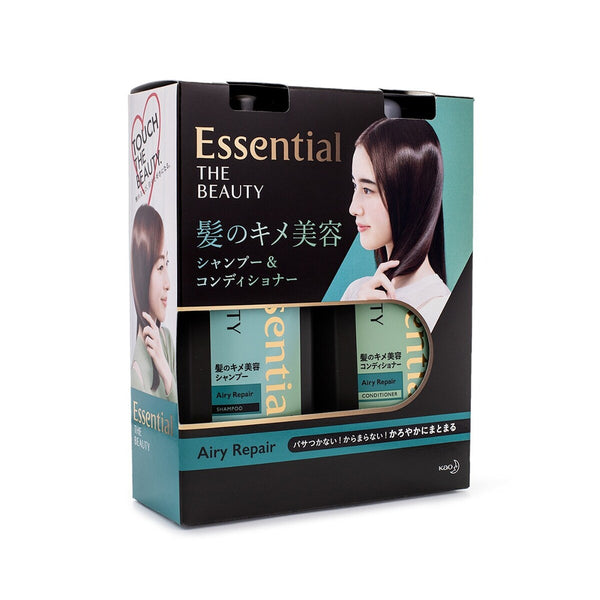 KAO Essential The Beauty Airy Repair Hair Set (2x500ml) - Kiyoko Beauty
