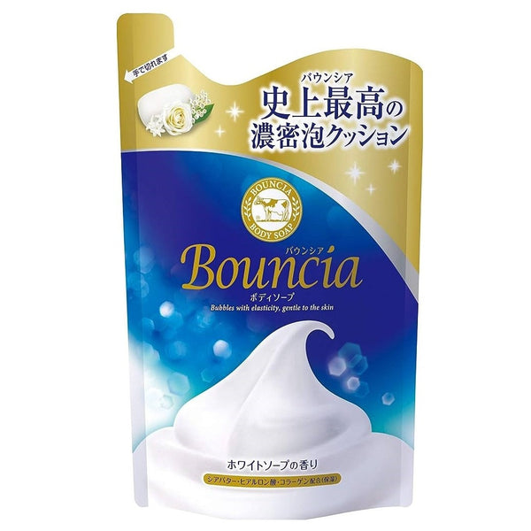 COW BRAND Bouncia Body Soap Refill - White Bouquet (360ml) - Kiyoko Beauty