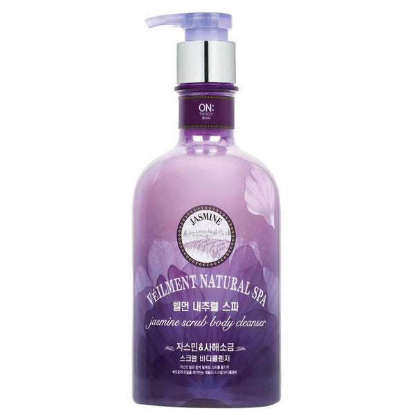 LG ON: The Body Veilment Natural Spa Jasmine Scrub Body Cleanser (600g) - Kiyoko Beauty