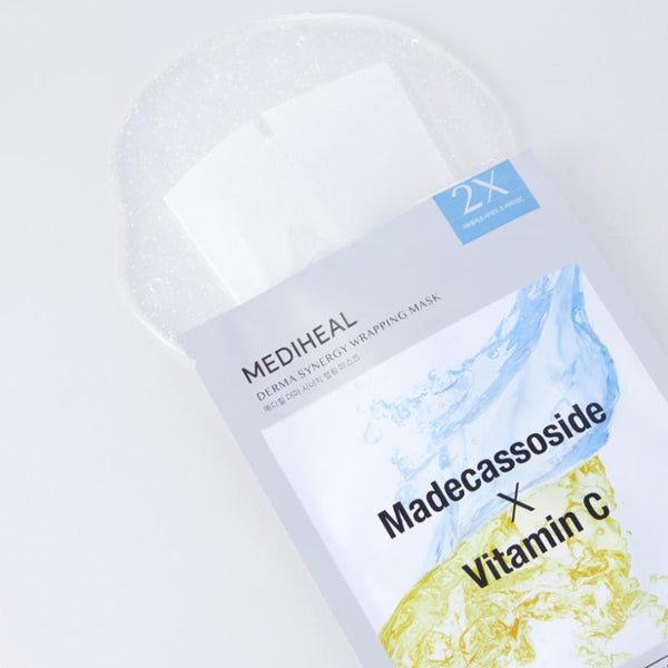 MEDIHEAL Derma Synergy Wrapping Mask - Madecassoside x Vitamin C (1 PC/1 BOX)