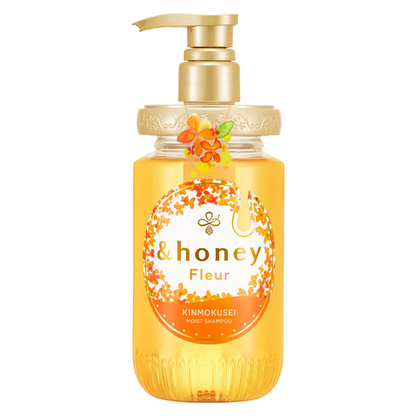 &honey Fleur Kinmokusei Moist Shampoo 1.0 (450g) - Kiyoko Beauty