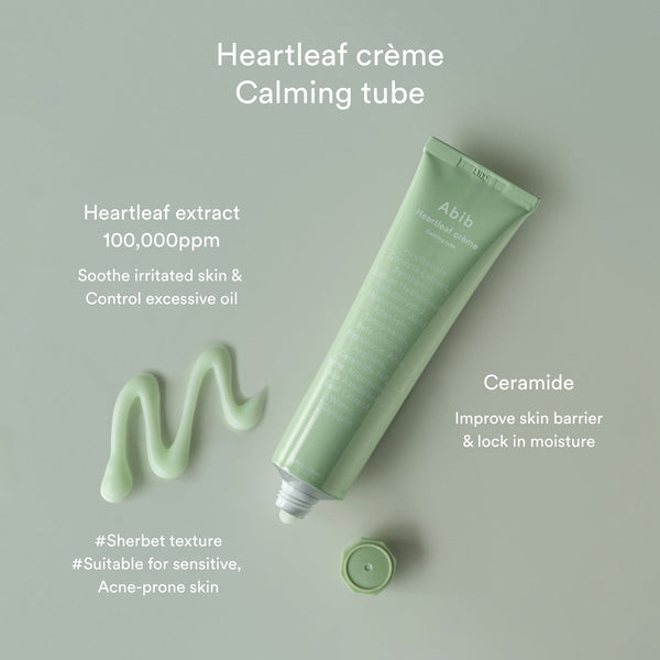 Abib Heartleaf Crème Calming Tube (75ml) - Kiyoko Beauty