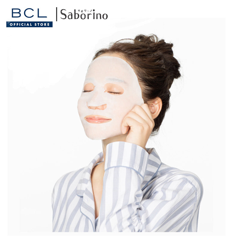 BCL Saborino Good Night Facial Sheet Mask Moisture Mild (28 pcs) - Kiyoko Beauty