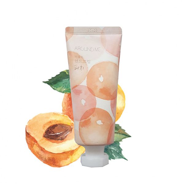 AROUND ME Perfume Peach Hand Cream (60g) - Kiyoko Beauty