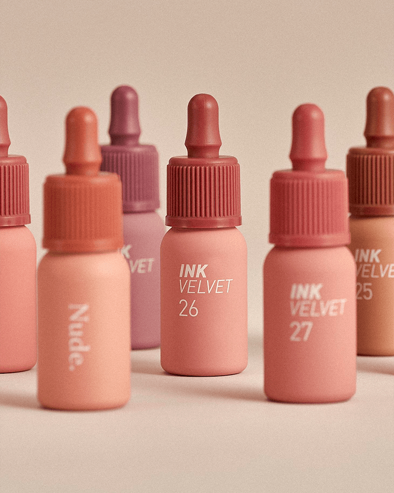 PERIPERA Ink Velvet Lip Tint: Nude-Brew Collection - Kiyoko Beauty