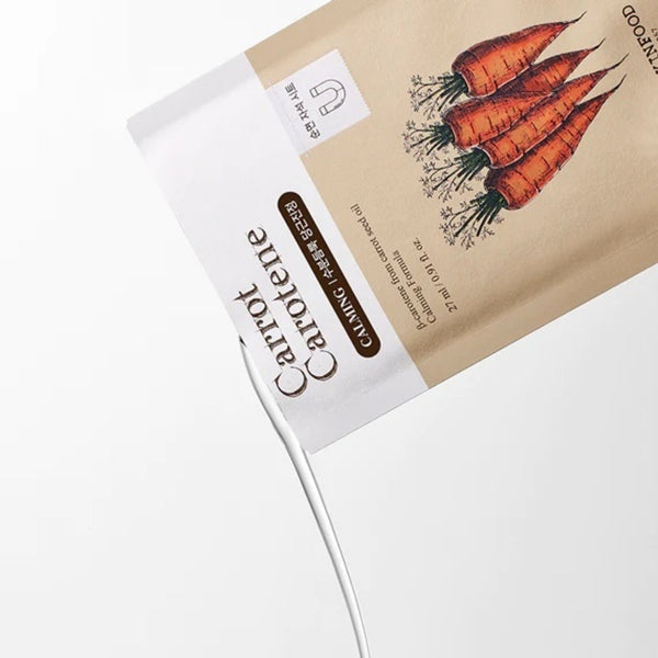 SKINFOOD Carrot Carotene Calming Mask Sheet (1 pc) - Kiyoko Beauty