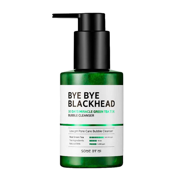 SOME BY MI Bye Bye Blackhead Green Tea Tox Bubble Cleanser (120g) - Kiyoko Beauty