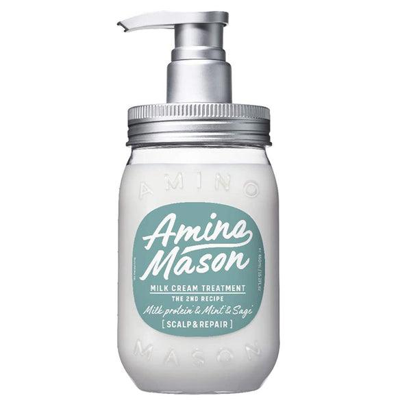 Amino Mason Milk Cream Treatment - Scalp & Repair (450ml) - Kiyoko Beauty