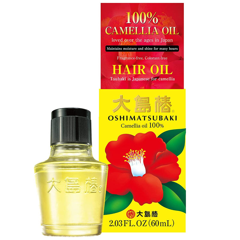 Oshima Tsubaki Pure Camellia Oil (60ml) - Kiyoko Beauty