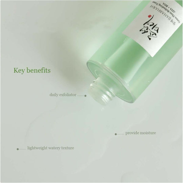 Beauty of Joseon Green Plum Refreshing Toner: AHA + BHA (150ml) - Kiyoko Beauty