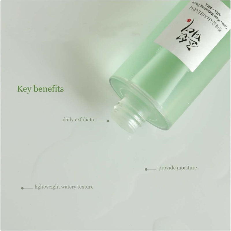 Beauty of Joseon Green Plum Refreshing Toner: AHA + BHA (150ml) - Kiyoko Beauty
