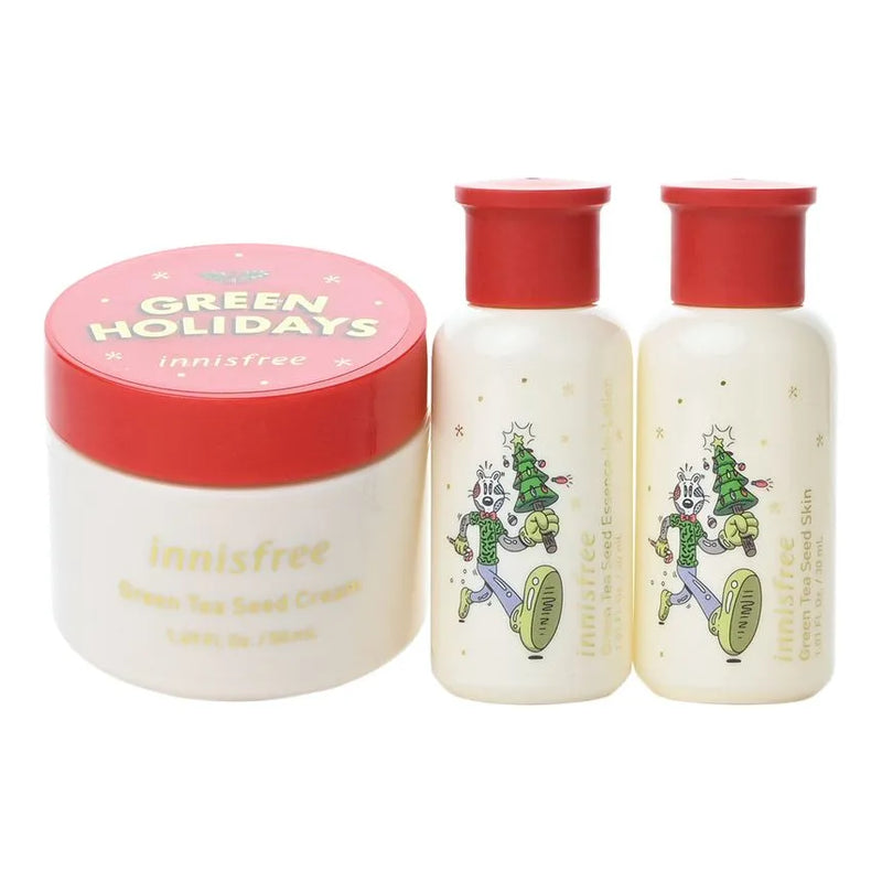 INNISFREE Green Tea Seed Cream Holiday Set - Kiyoko Beauty