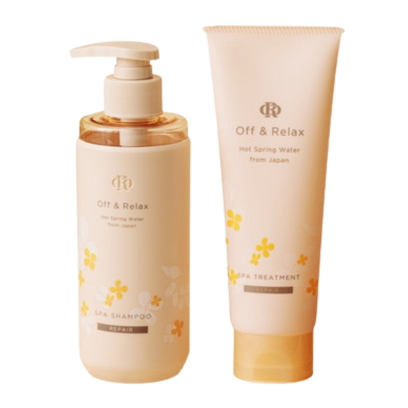 OFF & RELAX Hot Spring Water from Japan Shampoo + Treatment Set (Limited Edition) - Kiyoko Beauty