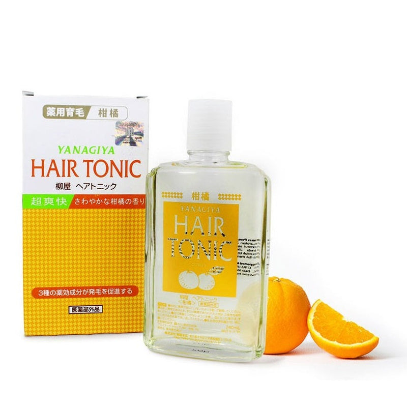 YANAGIYA Hair Tonic Citrus Anti-Hair Loss (240ml) - Kiyoko Beauty