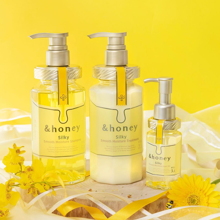&honey Silky Smooth Moist Shampoo 1.0 (440ml) - Kiyoko Beauty