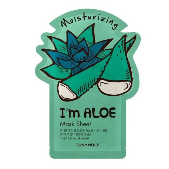 TONYMOLY I'm Real Aloe Mask Sheet (1pcs) - Kiyoko Beauty
